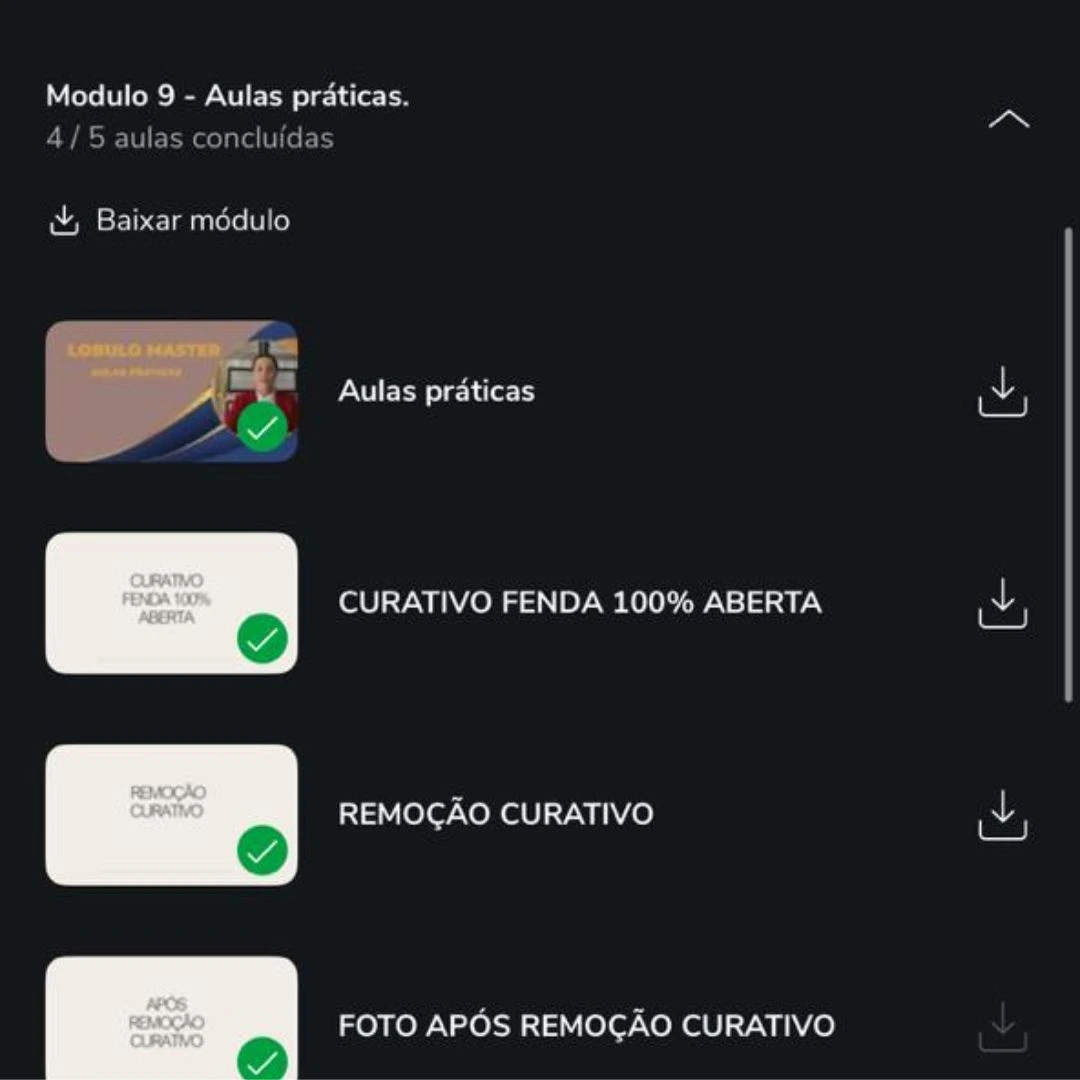 módulos e aulas lobulo e piercing 3